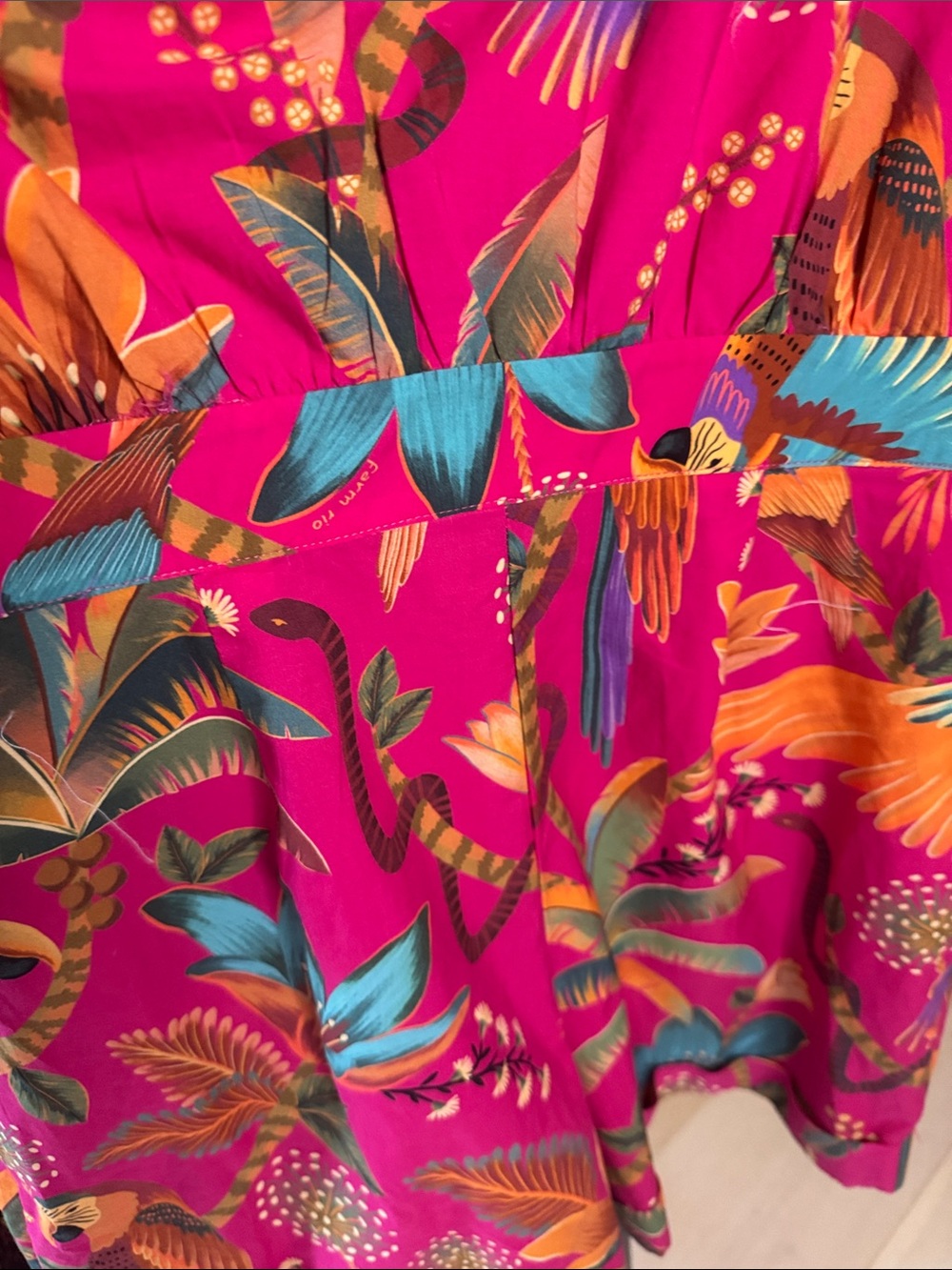 FARM Rio Macaw Party Romper with Belt - Picture 12 of 12